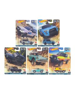 "HW Off Road" 5 piece Set "Car Culture" Series Diecast Model Cars by Hot Wheels