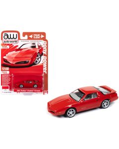 1991 Pontiac Firebird Formula Torch Red "Pony Power" Limited Edition to 2496 pieces Worldwide 1/64 Diecast Model Car by Auto World