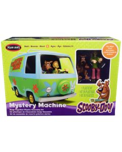 Skill 1 Snap Model Kit The Mystery Machine with Two Figurines (Scooby-Doo and Shaggy) 1/25 Scale Model by Polar Lights