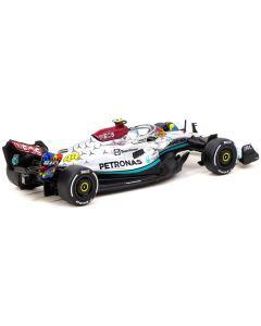 Mercedes-AMG F1 W13 E Performance #44 Lewis Hamilton Formula One F1 "Miami GP" (2022) "Global64" Series 1/64 Diecast Model Car by Tarmac Works