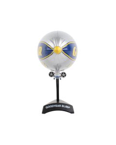 Goodyear Blimp Silver Metallic with Blue and Yellow Graphics "#1 in Tires" 1/350 Diecast Model Airplane by Postage Stamp