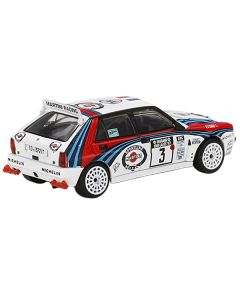 Lancia Delta HF Integrale Evoluzione #3 Didier Auriol - Bernard Occelli Winner "Rally 1000 Lakes" (1992) 1/64 Diecast Model Car by Mini GT