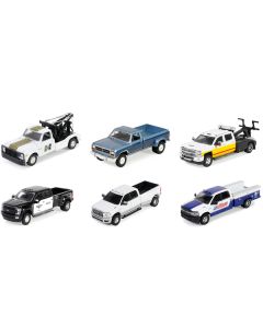 "Dually Drivers" Set of 6 Trucks Series 14 1/64 Diecast Model Cars by Greenlight