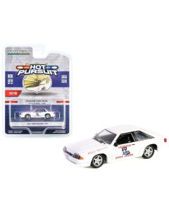 1993 Ford Mustang SSP White "Louisiana State Police State Trooper" "Hot Pursuit" Series 45 1/64 Diecast Model Car by Greenlight