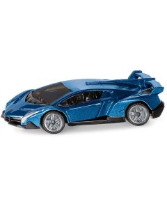 Lamborghini Veneno Blue Metallic Diecast Model Car by Siku