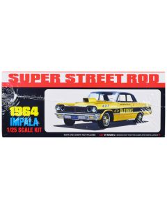 Skill 2 Model Kit 1964 Chevrolet Impala "Super Street Rod" 3-in-1 Kit 1/25 Scale Model by AMT