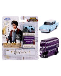 "Harry Potter" 2 piece Set "Nano Hollywood Rides" Diecast Models by Jada