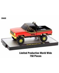 "Auto Meets" Set of 6 Cars IN DISPLAY CASES Release 77 Limited Edition 1/64 Diecast Model Cars by M2 Machines