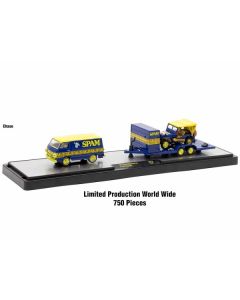 Auto Haulers Set of 3 Trucks Release 73 Limited Edition to 9000 pieces Worldwide 1/64 Diecast Model Cars by M2 Machines