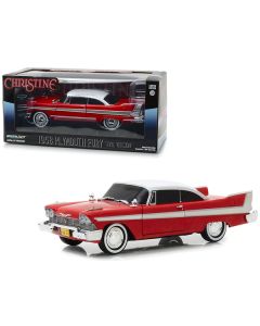 1958 Plymouth Fury Red "Evil Version" (with Blacked Out Windows) "Christine" (1983) Movie 1/24 Diecast Model Car by Greenlight