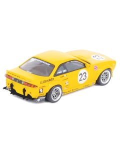 Nissan Silvia (S14) Boss RHD (Right Hand Drive) #23 Yellow "Rocket Bunny - SEMA (Specialty Equipment Market Association) Show 2015" 1/64 Diecast Model Car by Inno Models