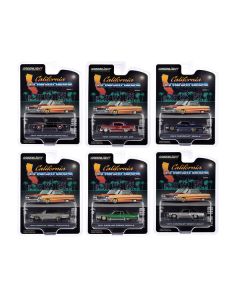 "California Lowriders" Set of 6 pieces Series 5 1/64 Diecast Model Cars by Greenlight