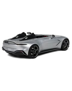 2020 Aston Martin V12 Speedster Silver Metallic 1/18 Model Car by GT Spirit