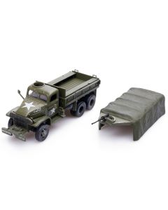 GMC CCKW 353 Truck With Mounted Gun Olive Drab "4148174-S" US Army World War II 1/72 Diecast Model by Legion