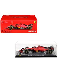 Ferrari SF-23 #55 Carlos Sainz Formula One F1 World Championship (2023) "Formula Racing" Series 1/24 Diecast Model Car by Bburago