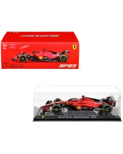 Ferrari SF-23 #16 Charles Leclerc Formula One F1 World Championship (2023) "Formula Racing" Series 1/24 Diecast Model Car by Bburago