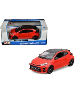 2021 Toyota GR Yaris Red with Carbon Top "Special Edition" Series 1/24 Diecast Model Car by Maisto