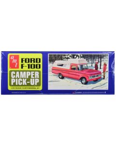 Skill 2 Model Kit 1963 Ford F-100 Camper Pickup Truck 3-in-1 Kit 1/25 Scale Model by AMT