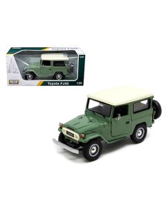  Toyota FJ40 Medium Green 1/24 Diecast Model Car by Motormax