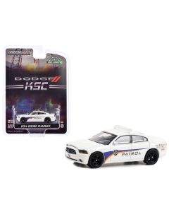 2014 Dodge Charger White "Kennedy Space Center (KSC)" Security Patrol "Hobby Exclusive" Series 1/64 Diecast Model Car by Greenlight