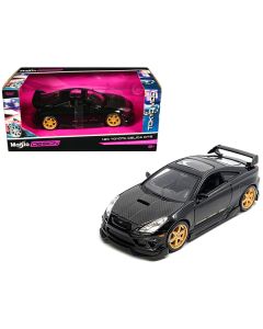 Toyota Celica GT-S Black with Carbon Hood and Sunroof "Maisto Design Tokyo Mod" Series 1/24 Diecast Model Car by Maisto