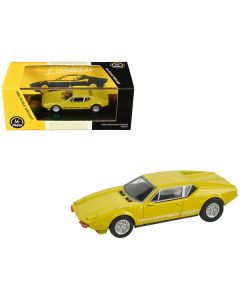 1972 De Tomaso Pantera Yellow 1/64 Diecast Model Car by Paragon Models