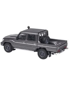 2014 Toyota Land Cruiser LC 79 Pickup Truck Graphite Gray Metallic 1/64 Diecast Model Car by Paragon Models