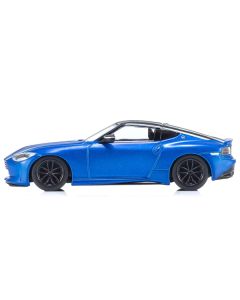 Nissan Fairlady Z RHD (Right Hand Drive) Seiran Blue with Black Top with Mini Book No.13 1/64 Diecast Model Car by Kyosho