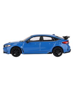 2023 Honda Civic Type R Boost Blue Pearl Limited Edition to 2400 pieces Worldwide 1/64 Diecast Model Car by Mini GT