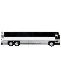 2001 MCI D4000 Coach Bus Plain White "Vintage Bus & Motorcoach Collection" Limited Edition to 504 pieces Worldwide 1/87 (HO) Diecast Model by Iconic Replicas