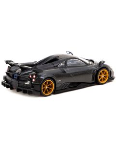 Pagani Imola Grigio Knockhill Gray Metallic with Matt Black Top "Global64" Series 1/64 Diecast Model by Tarmac Works