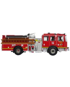 KME Predator Fire Engine #16 "Los Angeles County Fire Department" Red "5 Alarm" Series Limited Edition to 750 pieces Worldwide 1/64 Diecast Model by Iconic Replicas