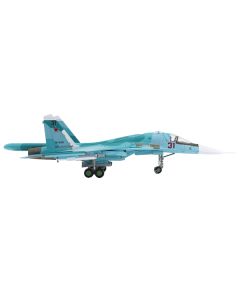 Sukhoi Su-34 Fullback Fighter-Bomber Aircraft "Battle for Kyiv 277th Bomber Aviation Regiment Khurba Air Force Base" (2022) Russian Air Force "Air Power Series" 1/72 Diecast Model by Hobby Master