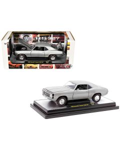 1969 Chevrolet Camaro Z/28 R/S Silver Metallic Limited Edition to 5250 pieces Worldwide 1/24 Diecast Model Car by M2 Machines