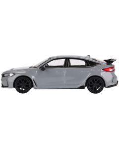 2023 Honda Civic Type R RHD (Right Hand Drive) Sonic Gray Pearl Limited Edition to 2400 pieces Worldwide 1/64 Diecast Model Car by Mini GT