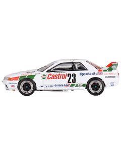 Nissan Skyline GT-R (R32) RHD (Right Hand Drive) #23 Masahiro Hasemi Gr. A Winner "Macau Guia Race" (1990) Limited Edition to 4800 pieces Worldwide 1/64 Diecast Model Car by Mini GT