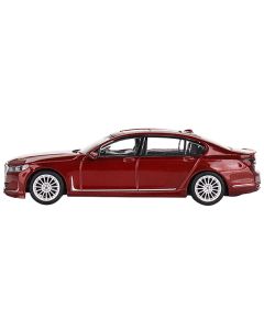 BMW Alpina B7 xDrive Aventurin Dark Red with Sunroof Limited Edition to 1800 pieces Worldwide 1/64 Diecast Model Car by Mini GT