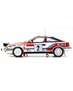 Toyota Celica GT-4 #2 Carlos Sainz - Luis Moya "Toyota Team Europe" Winner "Monte Carlo Rally" (1991) 1/18 Diecast Model Car by Kyosho