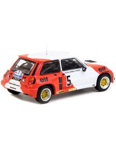 Renault 5 Turbo #5 Alain Prost - Jean-Marc Andrie "Rallye du Var" (1982) "Hobby64" Series 1/64 Diecast Model by Tarmac Works