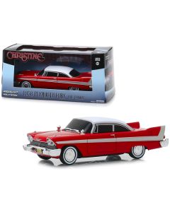 1958 Plymouth Fury Red (Evil Version with Blacked Out Windows) "Christine" (1983) Movie 1/43 Diecast Model Car by Greenlight