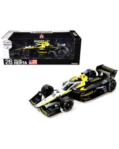 Dallara IndyCar #26 Colton Herta "Gainbridge" Andretti Autosport (Road Course Configuration) "NTT IndyCar Series" (2024) 1/18 Diecast Model Car by Greenlight