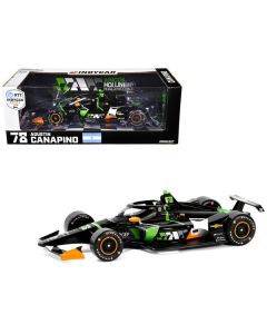 Dallara IndyCar #78 Agustin Canapino "JHR" Juncos Hollinger Racing "NTT IndyCar Series" (2024) 1/18 Diecast Model Car by Greenlight