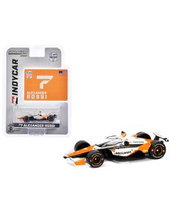 Dallara IndyCar #7 Alexander Rossi "Arrow" Arrow McLaren "NTT IndyCar Series" (2024) 1/64 Diecast Model Car by Greenlight