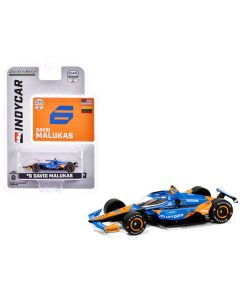 Dallara IndyCar #6 David Malukas "NTT Data" Arrow McLaren "NTT IndyCar Series" (2024) 1/64 Diecast Model Car by Greenlight