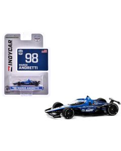 Dallara IndyCar #98 Marco Andretti "Mapei" Andretti Autosport "NTT IndyCar Series" (2024) 1/64 Diecast Model Car by Greenlight