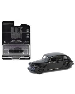 1948 Ford Fordor Super Deluxe Lowrider Black "Black Bandit" Series 29 1/64 Diecast Model Car by Greenlight