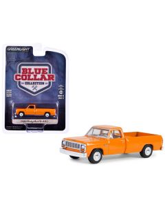 1982 Dodge Ram D-250 Pickup Truck DOT Orange "Blue Collar Collection" Series 13 1/64 Diecast Model Car by Greenlight