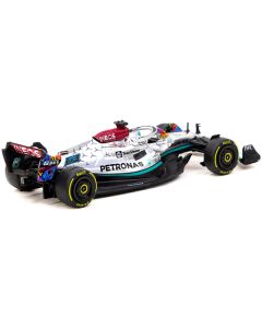 Mercedes-AMG F1 W13 E Performance #63 George Russell Formula One F1 "Miami GP" (2022) "Global64" Series 1/64 Diecast Model Car by Tarmac Works