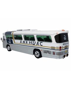 Dina 323 G2 Olimpico Coach Bus "Anahuac: Monterrey" White with Blue and Gold Stripes "The Bus & Motorcoach Collection" 1/43 Diecast Model by Iconic Replicas