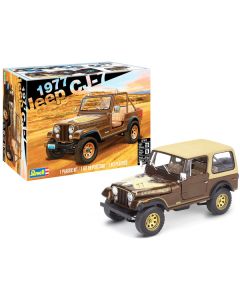 Level 5 Model Kit 1977 Jeep CJ-7 2-in-1 Kit 1/24 Scale Model by Revell